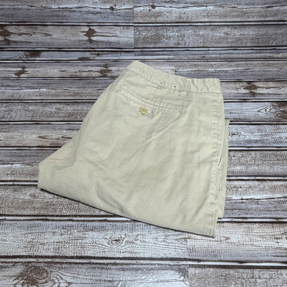 Bonobos Chino Pants Mens 33x34 Beige Slim Fit Stretch Cotton Casual